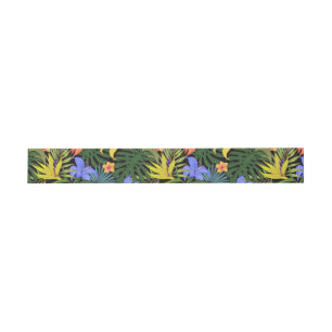 Bandeau De Faire-part Graphique de fleur d'Aloha de Hawaii tropical