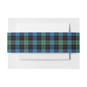 Bandeau De Faire-part Guthrie Scottish Tartan Belly Band