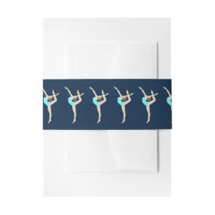Bandeau De Faire-part Gymnaste féminine