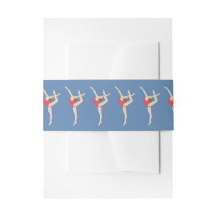 Bandeau De Faire-part Gymnaste féminine