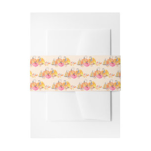 Bandeau De Faire-part Halloween Automne Automne Citrouilles aquarelle Pe