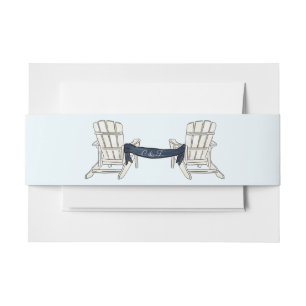 Bandeau De Faire-part Invitation Adirondack Belly Band