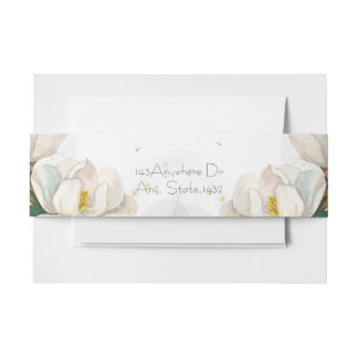 Bandeau De Faire-part Invitation Bande Belly Glory Magnolia