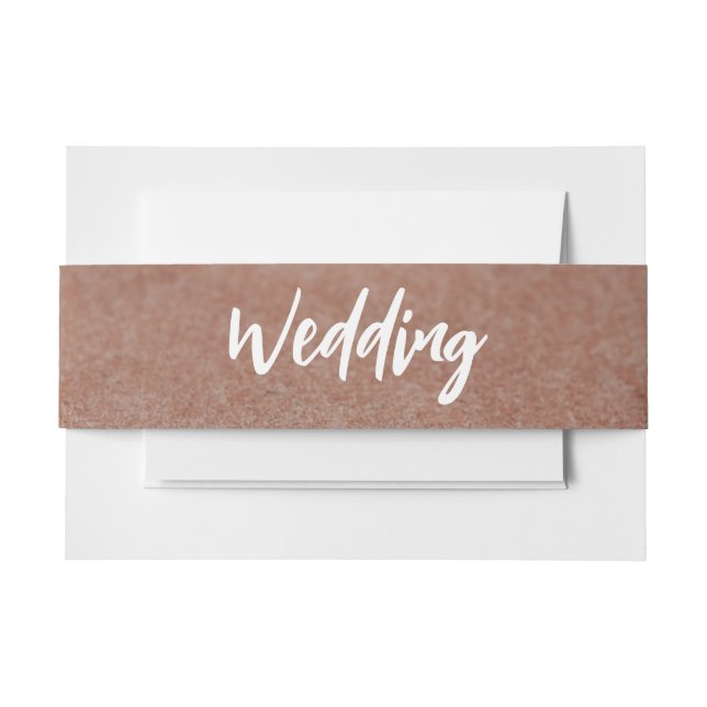 Bandeau De Faire-part Invitation de mariage tropicale sur sable de plage (Devant Example)