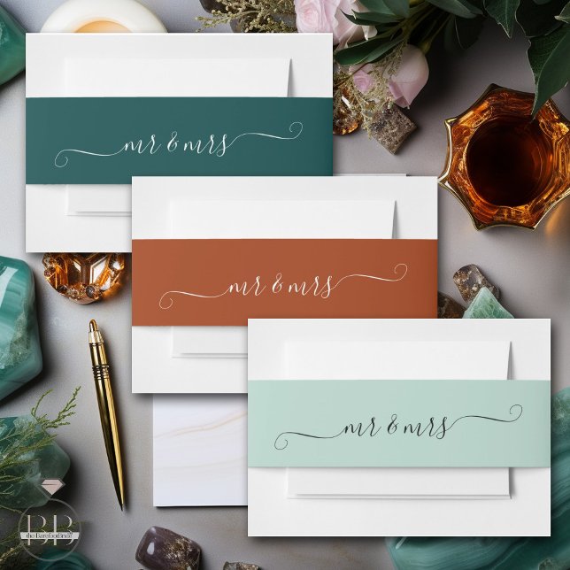 Bandeau De Faire-part Jade M. et Mme. (Créateur téléchargé)