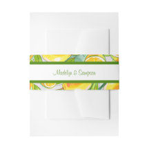Jardin de citron à l'aquarelle moderne jaune 