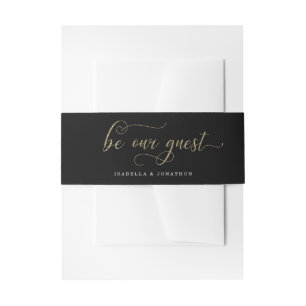 Bandeau De Faire-part La beauté noire et la bête inspirée