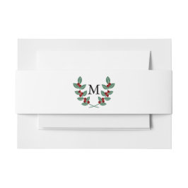 Bandeau De Faire-part La collection de Mariages Monogram Berry Bush