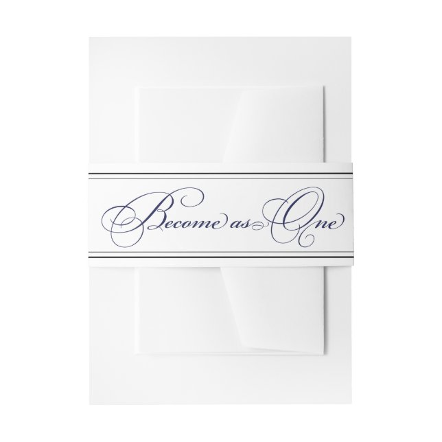 Bandeau De Faire-part La marine devient un groupe de Mariages chrétiens (Devant example)