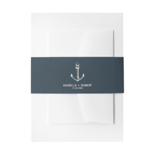 Bandeau De Faire-part L'Ancre bleue   FAIRE-PART DE MARIAGE