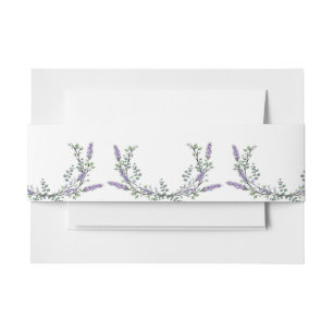 Bandeau De Faire-part Lavande et Eucalyptus