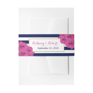 Bandeau De Faire-part Le Chic Moderne Luxe Mariage Collection Rose Roses