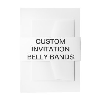 Bandeau De Faire-part Le ventre d'invitation personnalisé par coutume