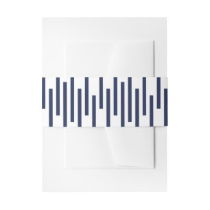 Bandeau De Faire-part Lignes géométriques blanches modernes motif de