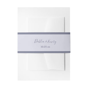 Bandeau De Faire-part Lilac Minimaliste Stripes Pastel Mariage