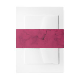 Bandeau De Faire-part Marbre bordeaux Mariage moderne