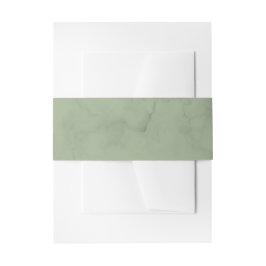 Bandeau De Faire-part Marbre vert Sage Verdure Mariage moderne