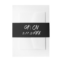 Mariage Arrière - plan noir simple et moderne