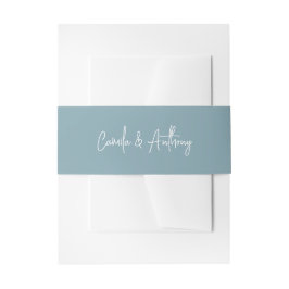 Bandeau De Faire-part Mariage bleu