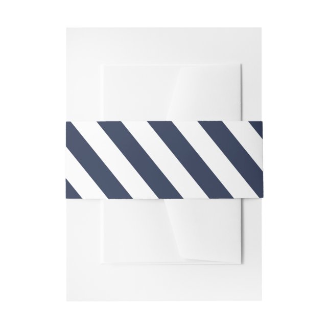 Bandeau De Faire-part Mariage Bleu Et Blancs De Marine Nautique (Devant example)