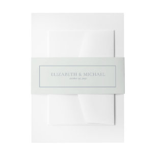 Bandeau De Faire-part Mariage botanique Dusty Blue Eucalyptus