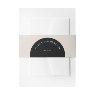BANDEAU DE FAIRE-PART MARIAGE CERCLE CHIC