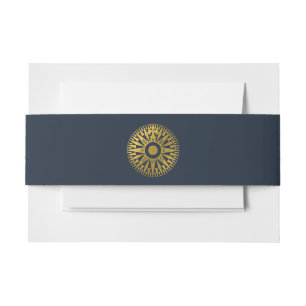 Bandeau De Faire-part Mariage Compass de passeport de mariage de destina