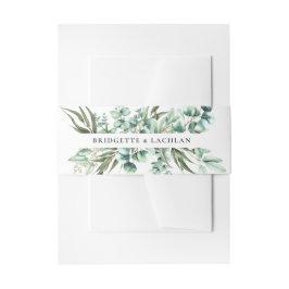 Bandeau De Faire-part Mariage d'aquarelle Eucalyptus de verdure rustique