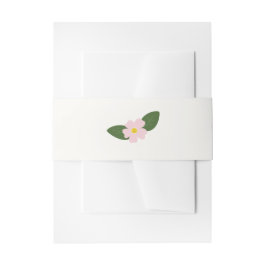 Bandeau De Faire-part Mariage de bande de ventre rose