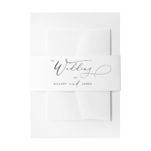 Bandeau De Faire-part Mariage de calligraphie moderne et élégant