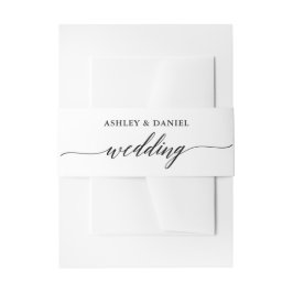 Bandeau De Faire-part Mariage de calligraphie moderne et élégant