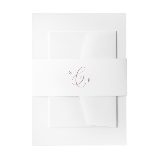 Bandeau De Faire-part Mariage de calligraphie or Rose Delicy (Devant example)