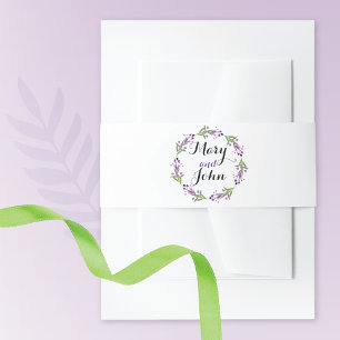 Bandeau De Faire-part Mariage de couronne de jardin de Petite Country