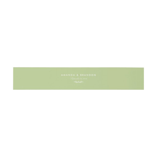 Bandeau De Faire-part Mariage de jardin secret (Plat)
