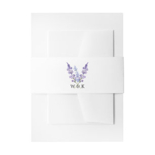 Bandeau De Faire-part Mariage de la lavande de pays
