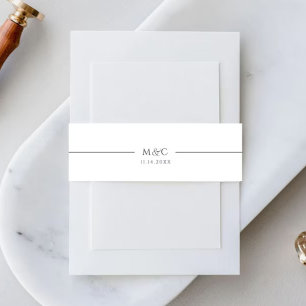 Bandeau De Faire-part Mariage De L'Invitation Bande Belly