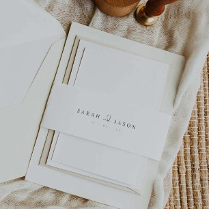 Bandeau De Faire-part Mariage De L'Invitation Bande Belly