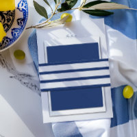 Mariage de style Côte Italienne Bleu & Blanc