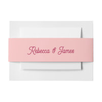 Mariage de typographie rose Vintage rétro