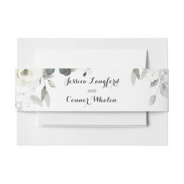 Bandeau De Faire-part Mariage de verdure White Peony