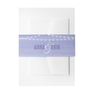 Bandeau De Faire-part Mariage de voyants de chaîne aquarelle