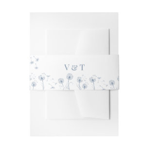 Bandeau De Faire-part Mariage Élégant aux Fleurs Blanches