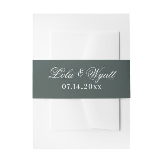 Bandeau De Faire-part Mariage élégant et élégant moderne