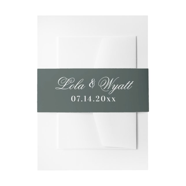 Bandeau De Faire-part Mariage élégant et élégant moderne (Devant example)