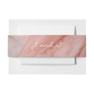 Bandeau De Faire-part Mariage Élégant Lavande Rose
