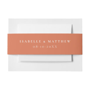 Bandeau De Faire-part Mariage en terre cuite