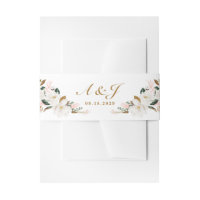 Mariage floral rose et blanc Magnolia