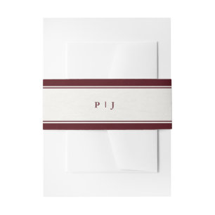Bandeau De Faire-part Mariage Formel de Luxe Bourgeoisie Bourguignonne M
