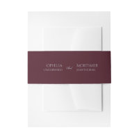 Mariage gothique foncé Floral Bourgogne