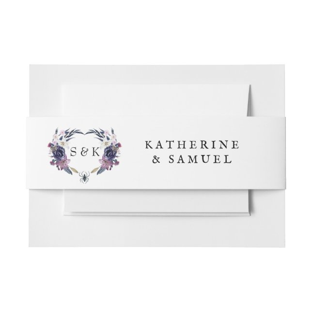 Bandeau De Faire-part Mariage Halloween (Devant Example)